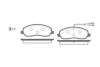 KAWE 1146 02 Brake Pad Set, disc brake